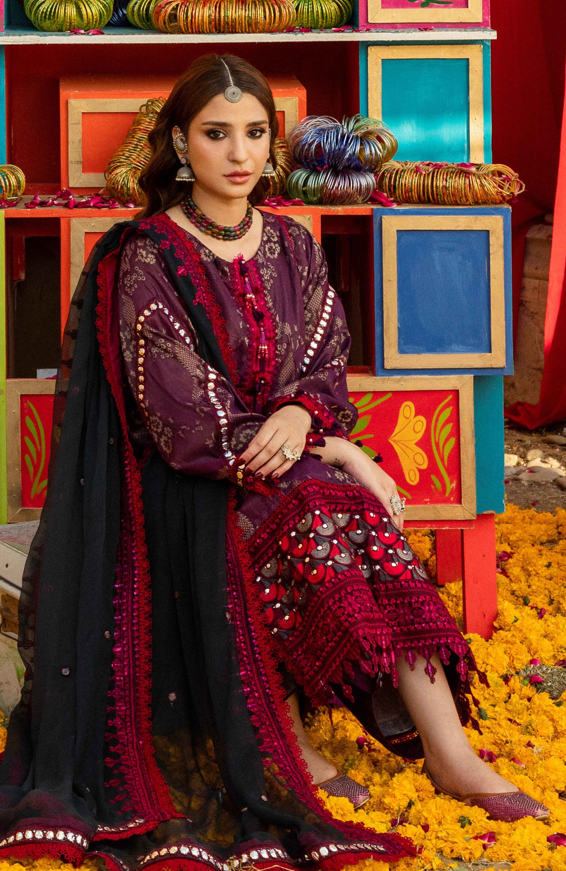 Al Zohaib | Bandhani The Tale of Jaipur 25 |BTJ-25-07 - Official Al Zohaib stockist in UK - Sakeena London