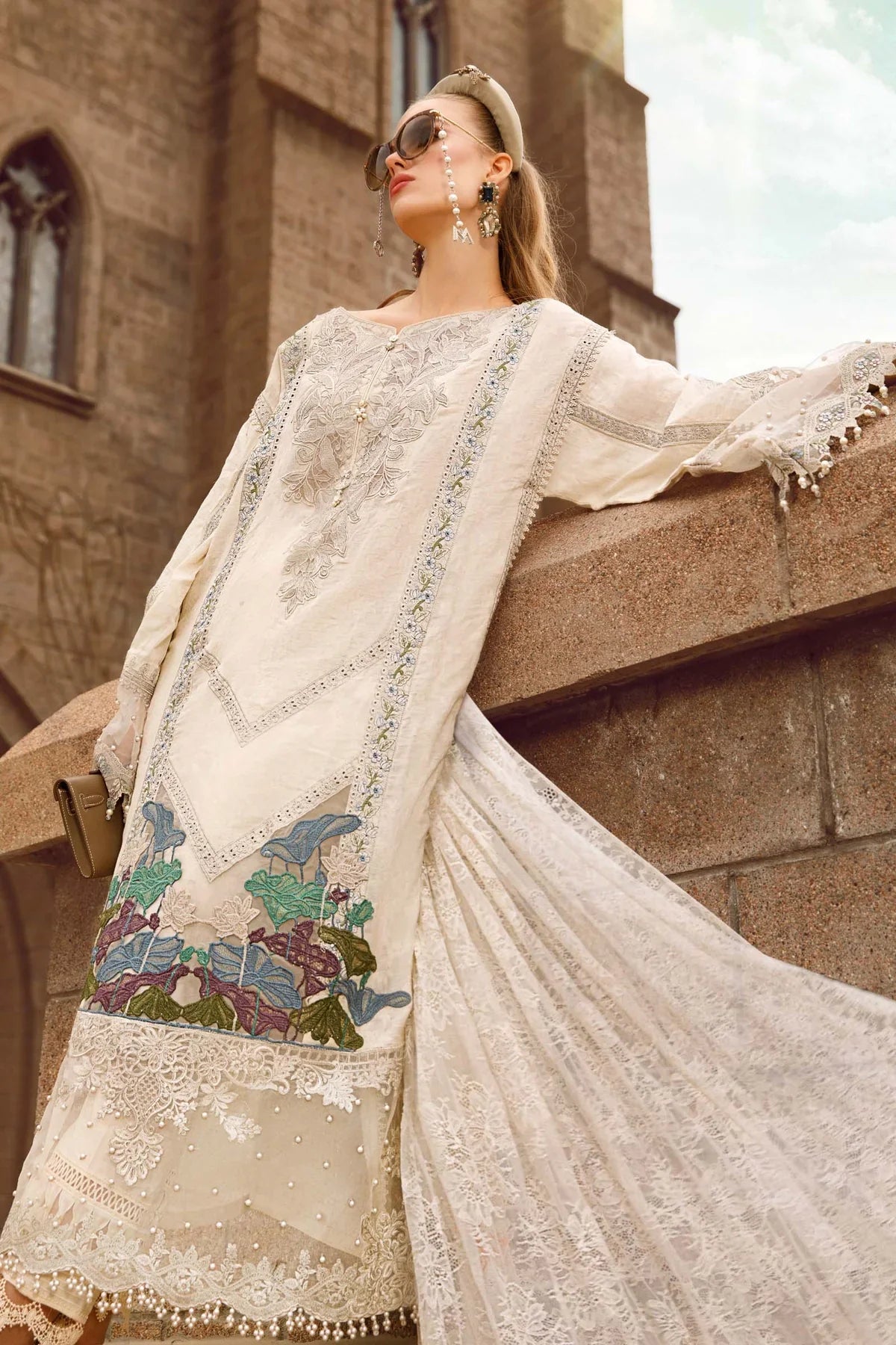 Maria B | Luxury Lawn | D-2307-B - Official Maria B stockist in UK - Sakeena London