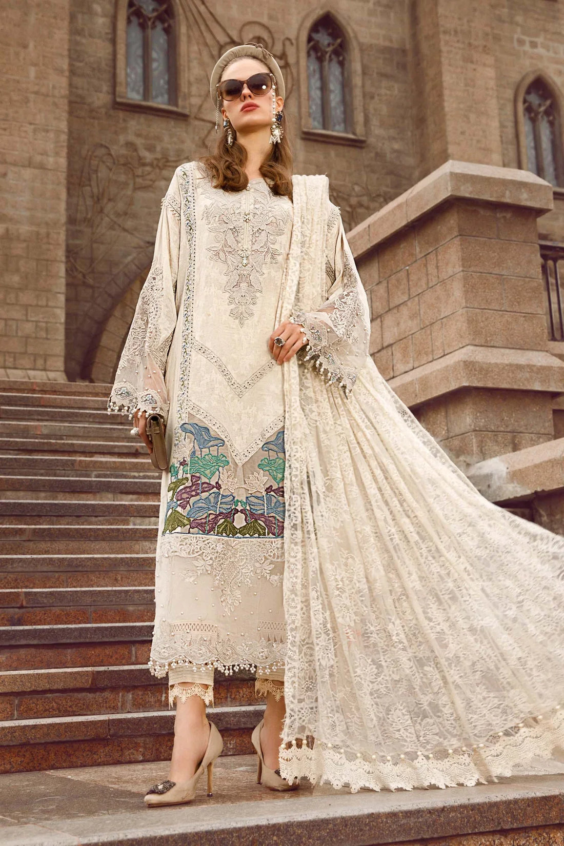 Maria B | Luxury Lawn | D-2307-B - Official Maria B stockist in UK - Sakeena London