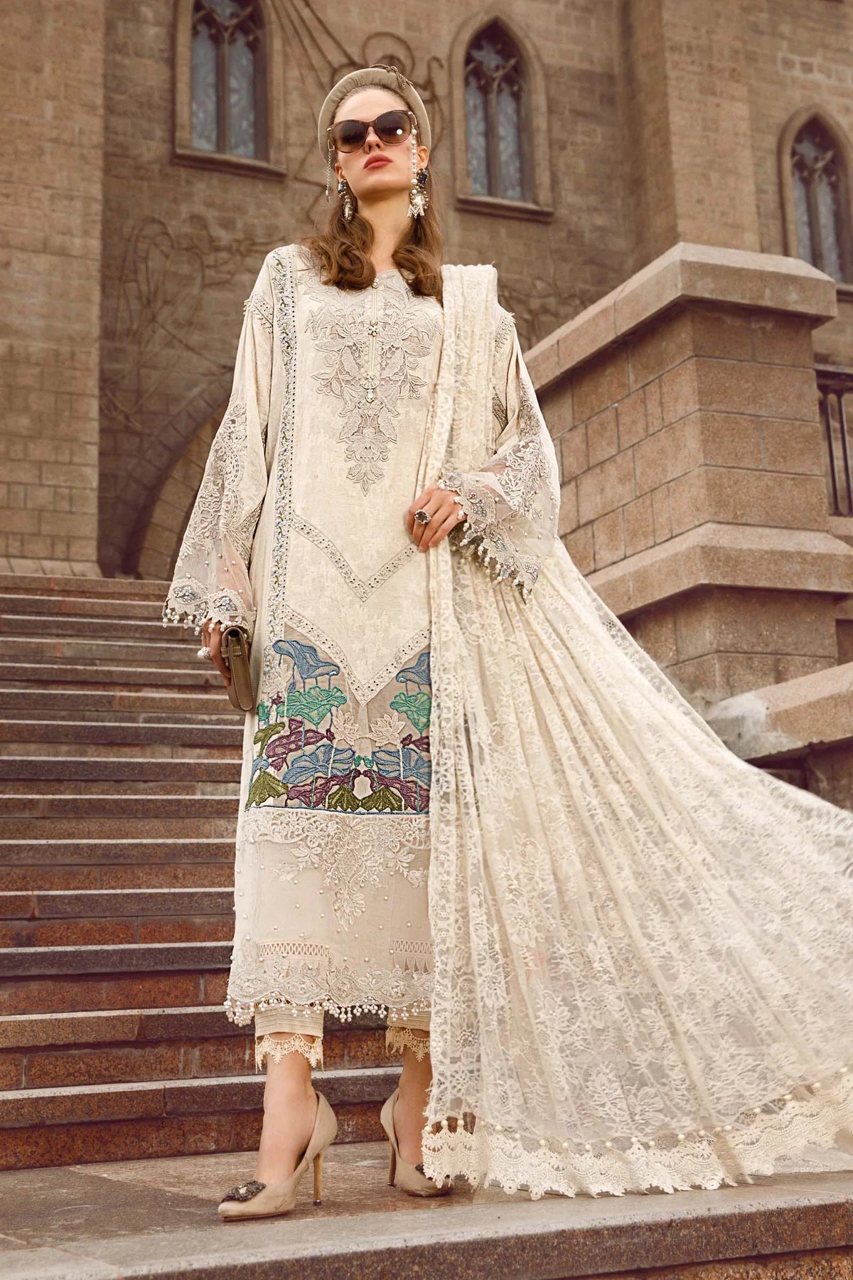 Maria B | Luxury Lawn | D-2307-B - Official Maria B stockist in UK - Sakeena London