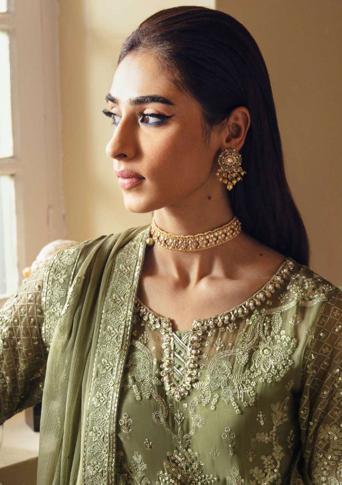 Formal Collection - Gulaal - Embroidered - Chiffon - GLEC#7 - AYSA