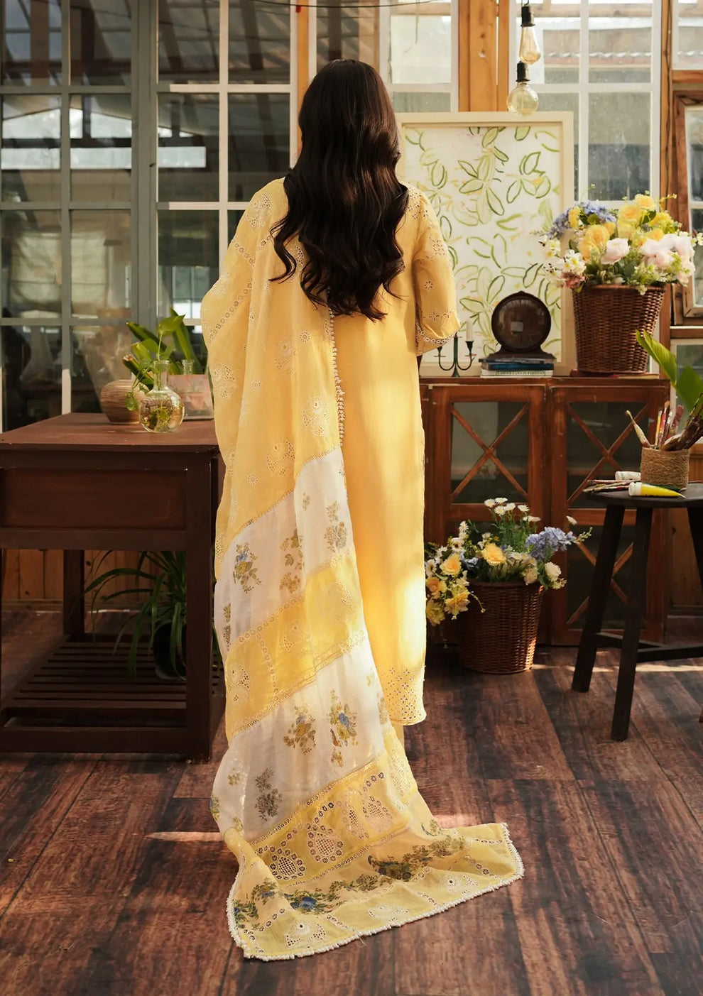 Kahf Premium | Luxury Lawn 24 | KLE-02 Sun Kissed - Official Kahf Premium stockist in UK - Sakeena London