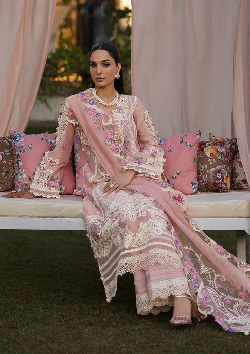 Kahf Premium | Luxury Lawn 25 | KLR-09 Bellerose - Official Kahf Premium stockist in UK - Sakeena London