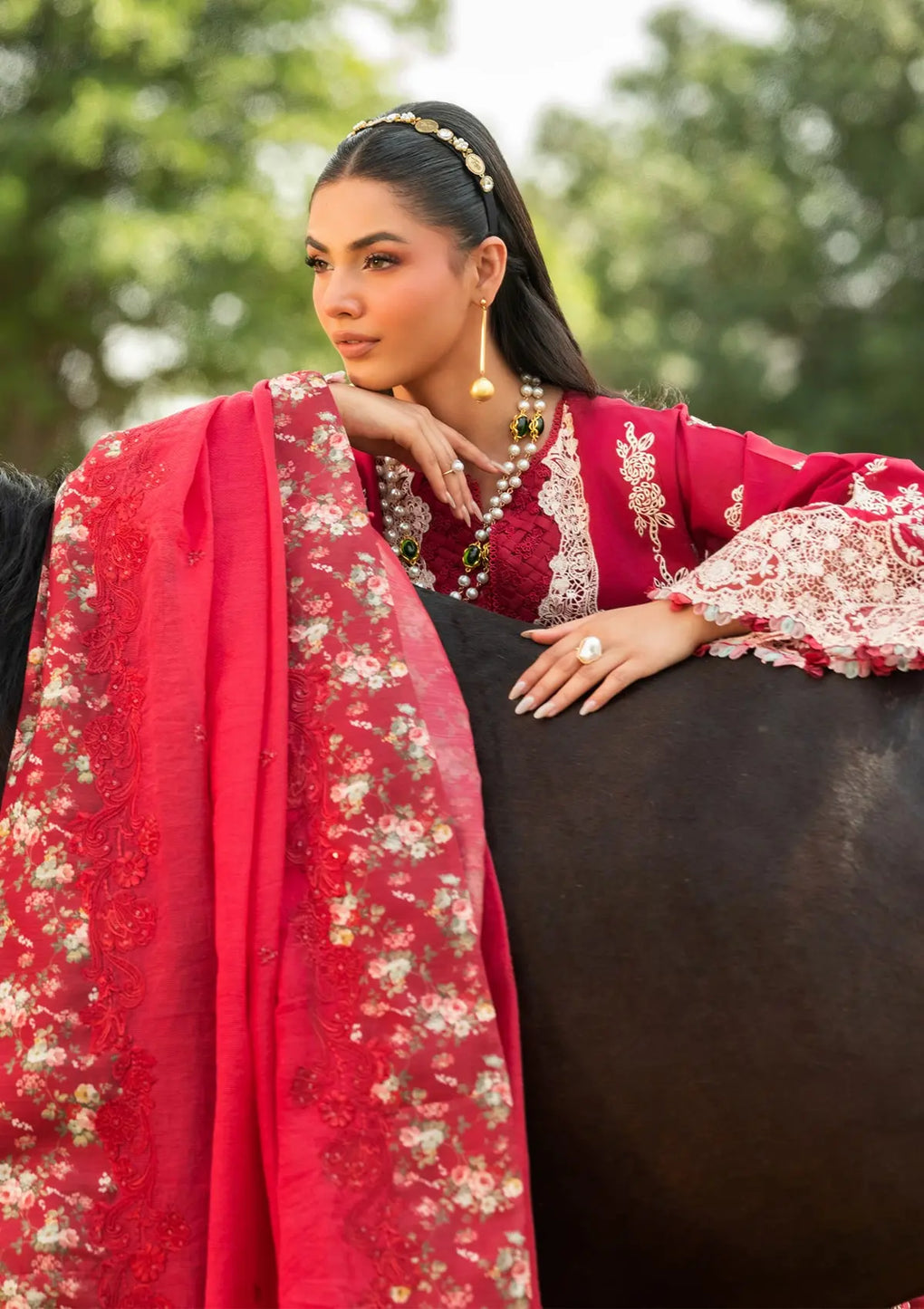 Elaf Premium | Luxury Lawn 25 | ELH-6B JULIET - Official Elaf Premium stockist in UK - Sakeena London