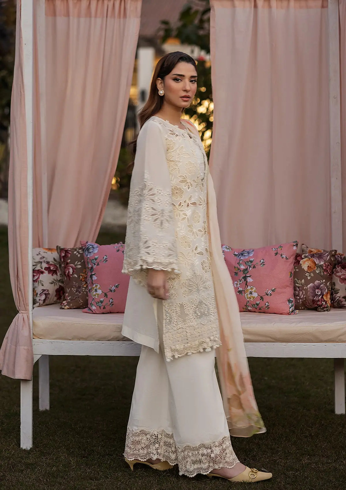 Kahf Premium | Luxury Lawn 25 | KLR-07 Miriam - Official Kahf Premium stockist in UK - Sakeena London