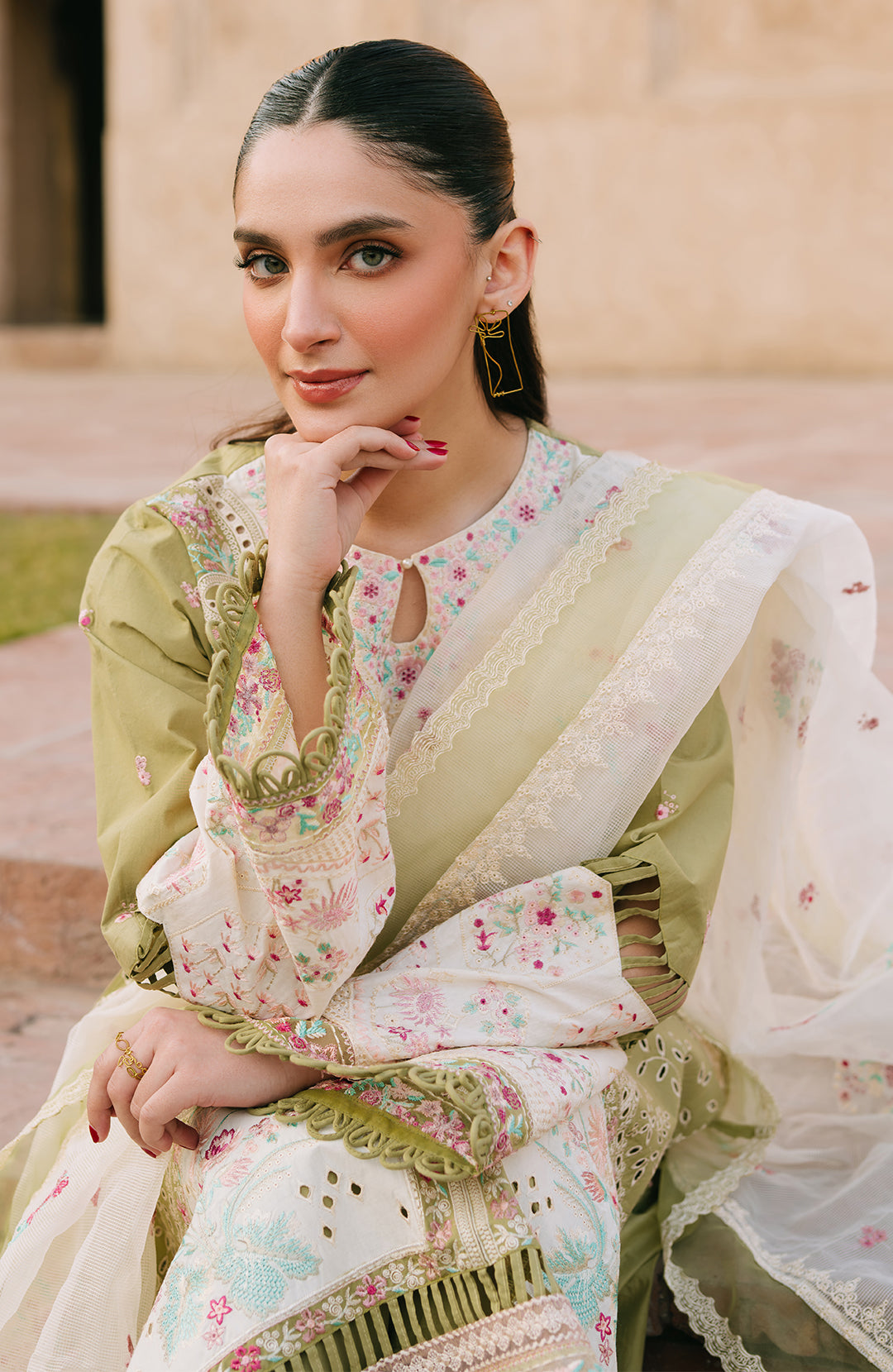 Fiona | Sarang Lawn 25 | Talia - Official Fiona stockist in UK - Sakeena London