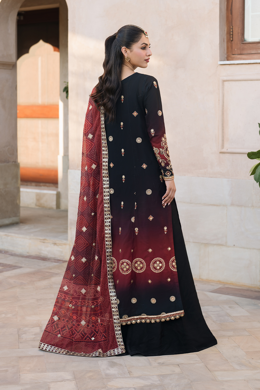Iznik | Bandhani Formals | UE-330 - Official Iznik stockist in UK - Sakeena London