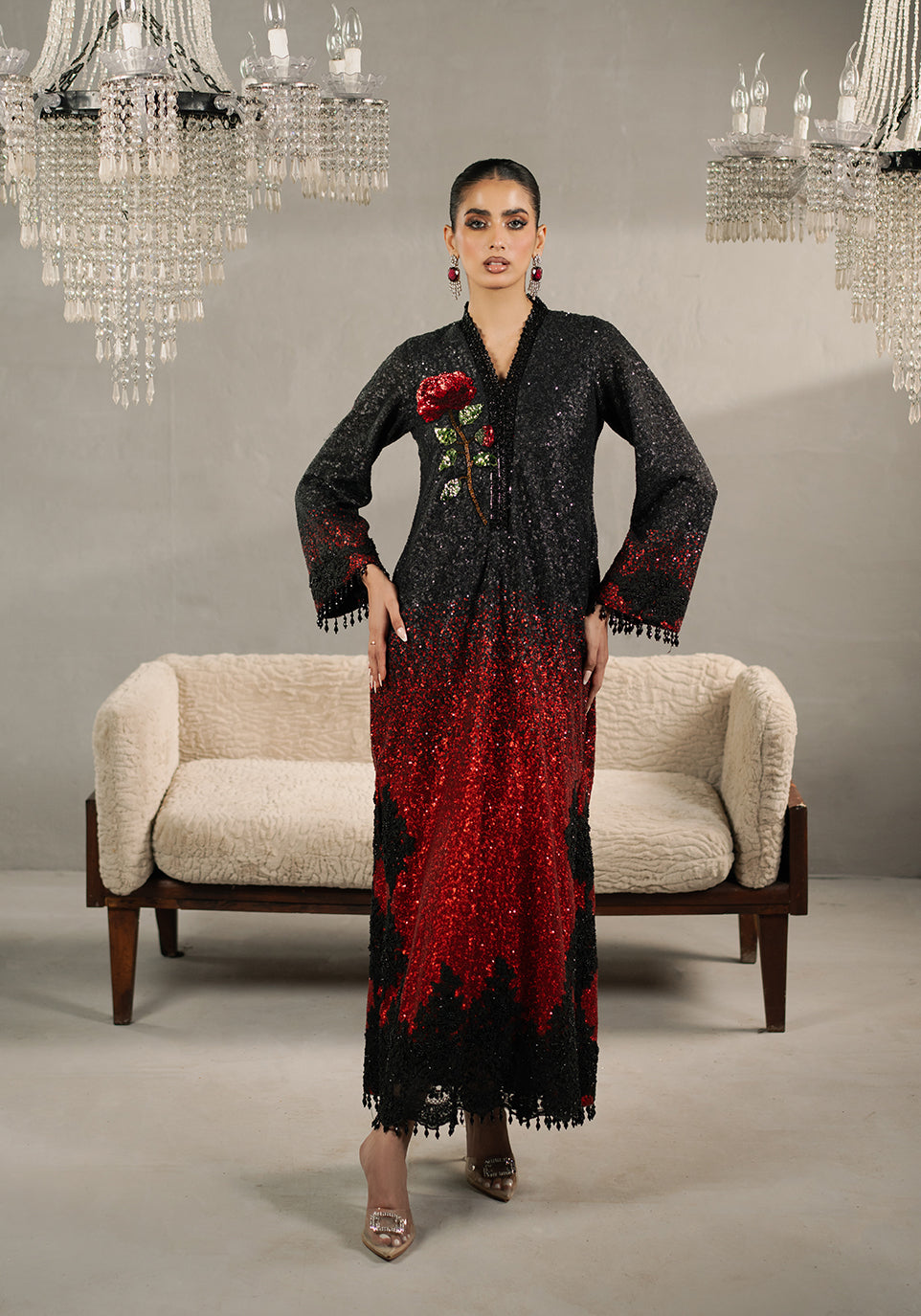 Zarqash | Silk Edit | ZQS 019 AMBER - Official Zarqash stockist in UK - Sakeena London