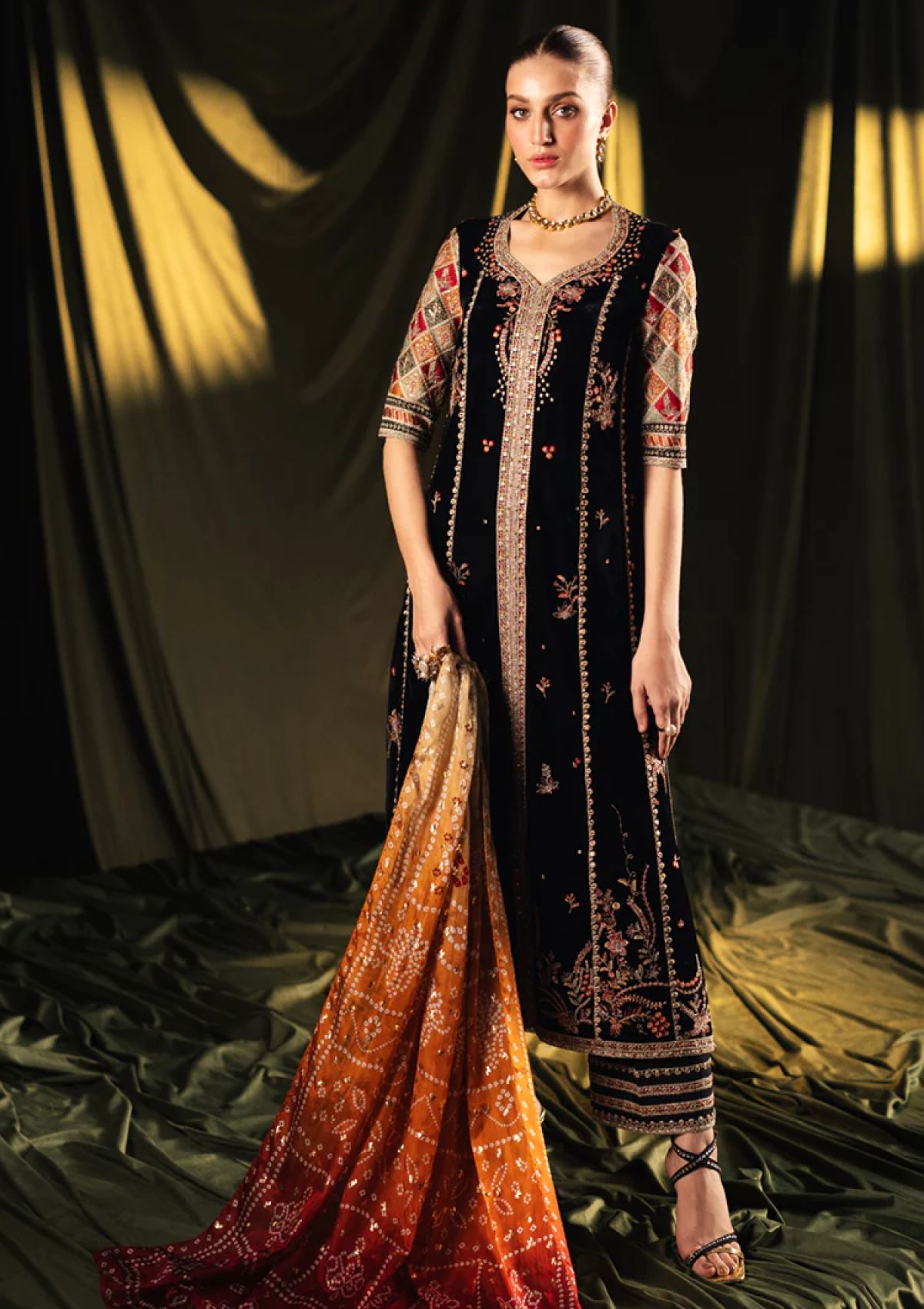 Winter Collection - Qalamkar - Velvet Edit - QV24#06 - ZOLA