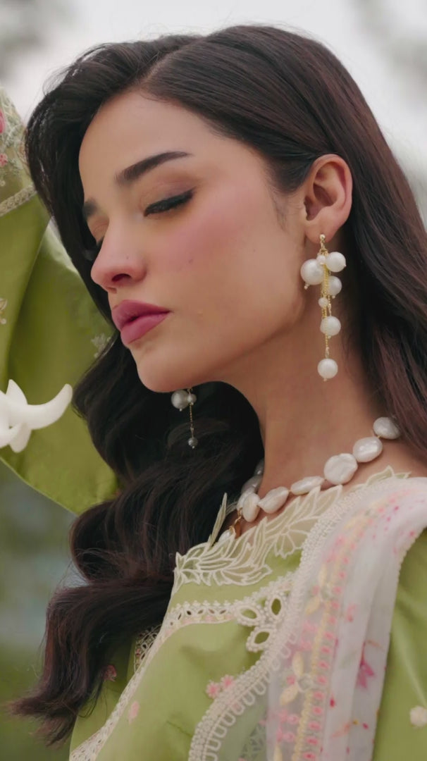Qalamkar | Qlinekari Lawn | DC-01 Lovisa - Official Qalamkar stockist in UK - Sakeena London