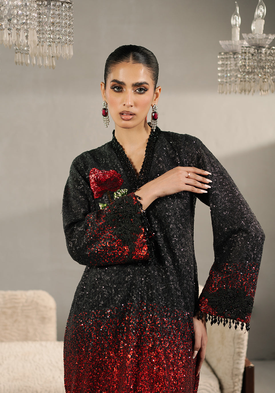 Zarqash | Silk Edit | ZQS 019 AMBER - Official Zarqash stockist in UK - Sakeena London