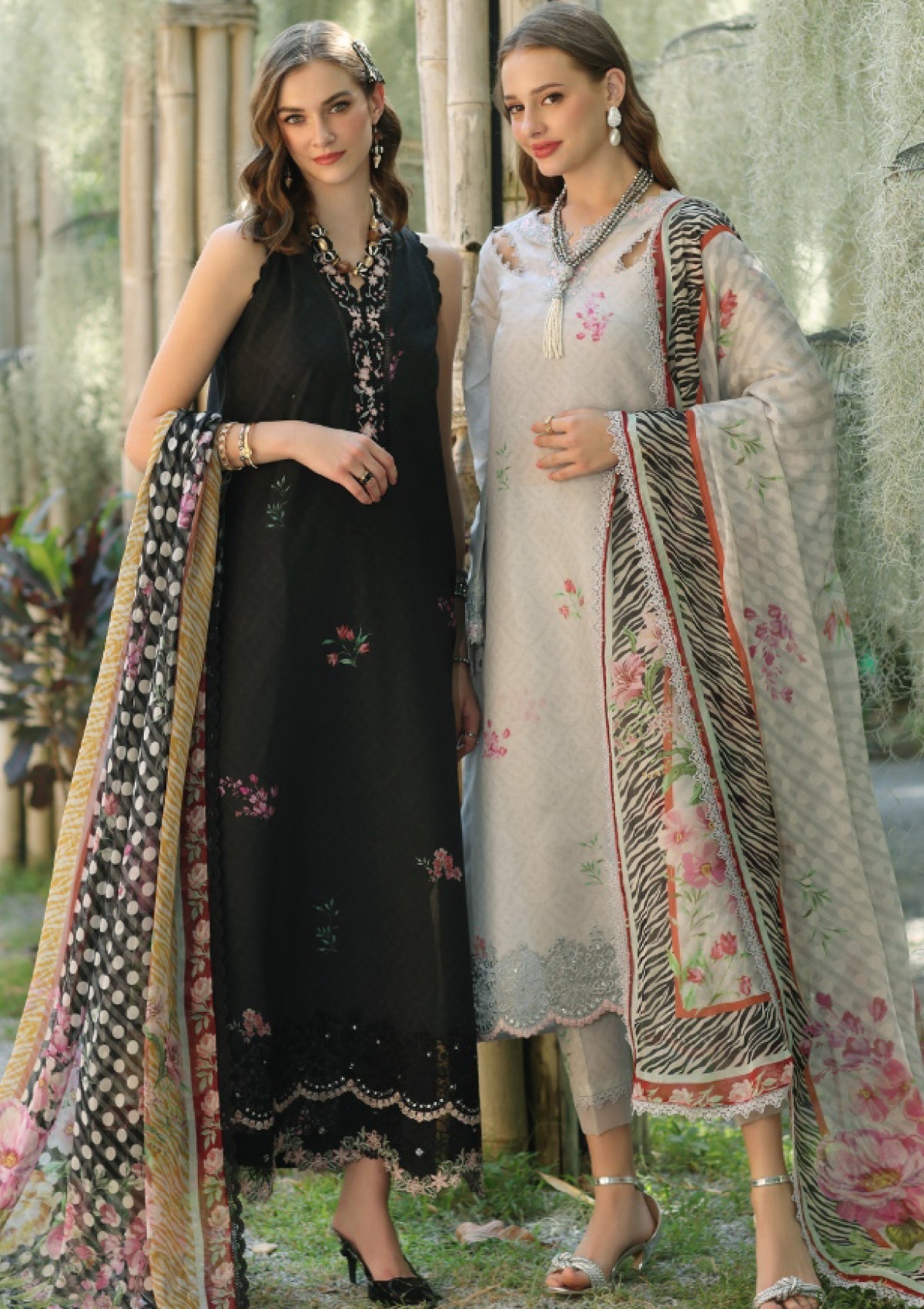 Lawn - Noor by Saadia Asad - Eid Luxe - Printedkari 25 - D#10-B