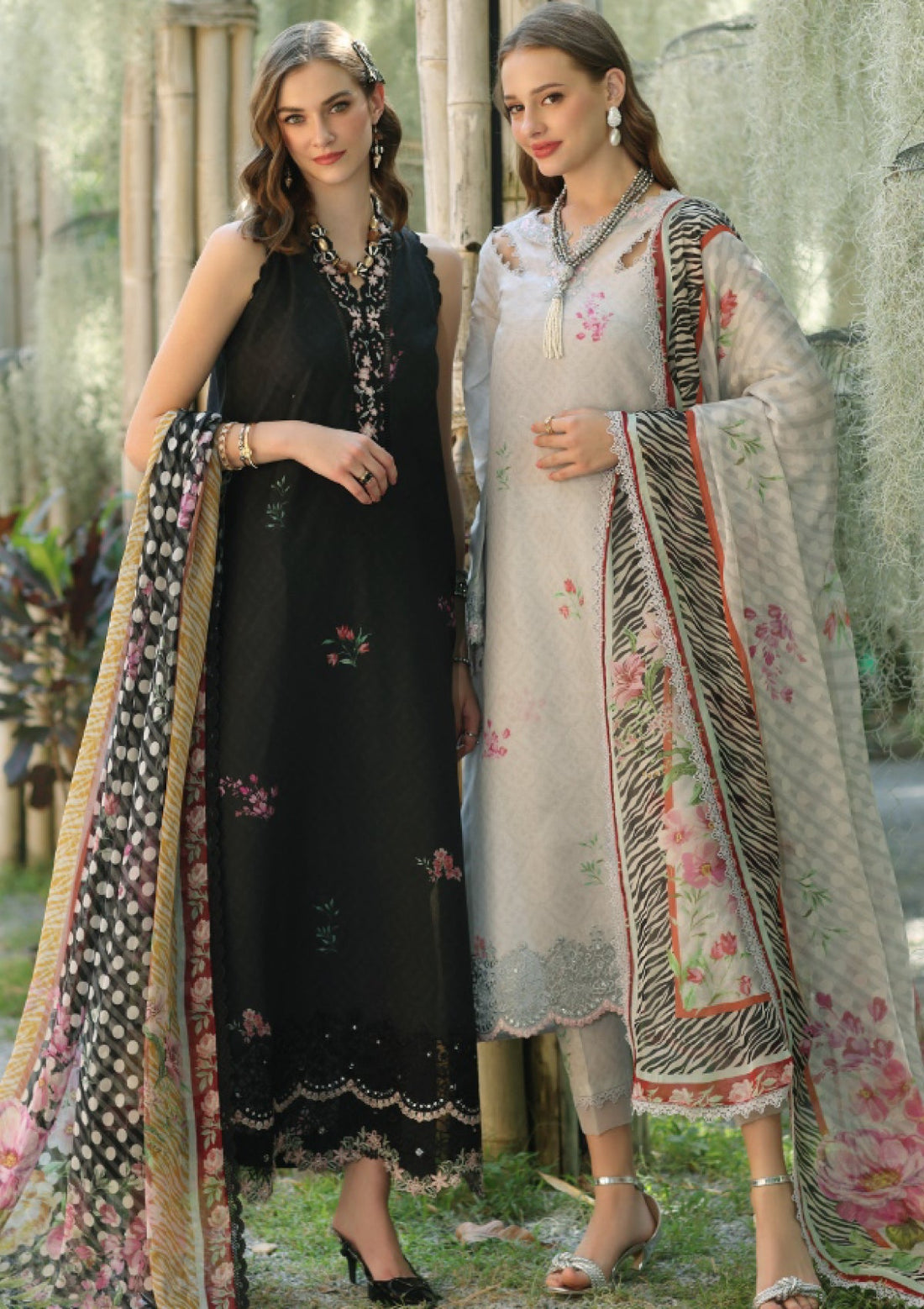 Lawn - Noor by Saadia Asad - Eid Luxe - Printedkari 25 - D#10-A