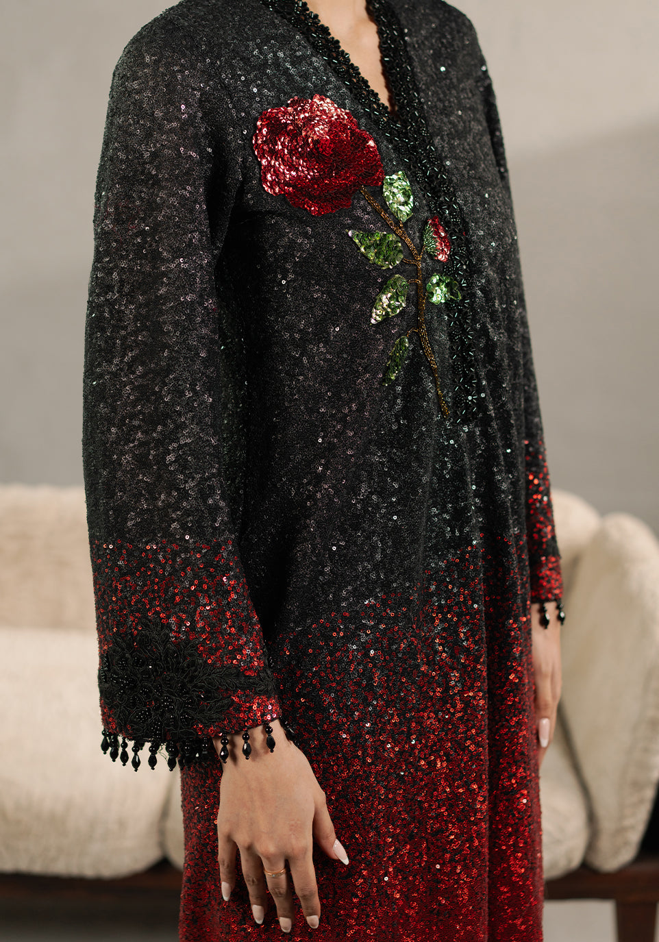 Zarqash | Silk Edit | ZQS 019 AMBER - Official Zarqash stockist in UK - Sakeena London