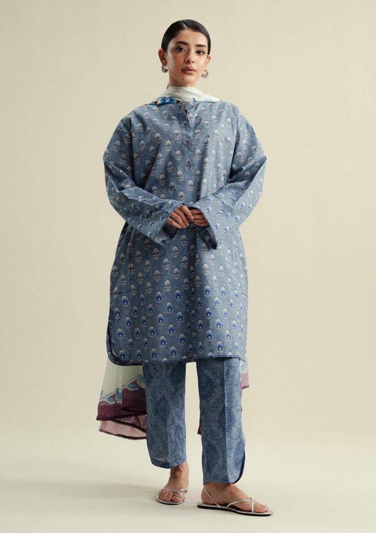 Zara Shahjahan | Coco Prints 25 | Willow-10B - Official Zara Shahjahan stockist in UK - Sakeena London