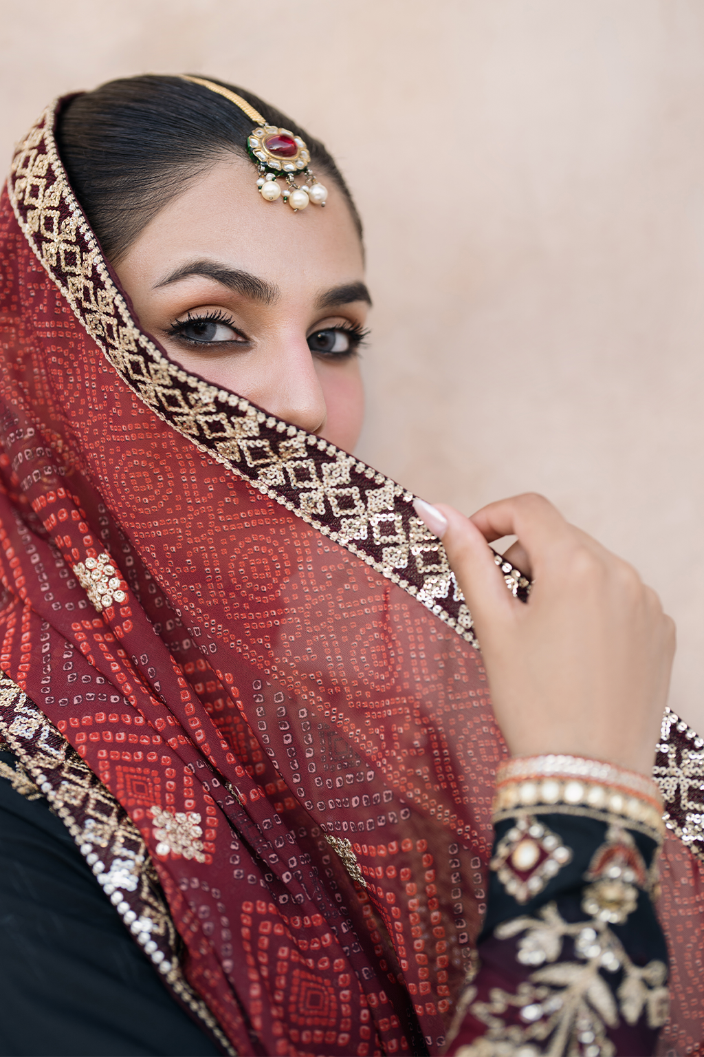 Iznik | Bandhani Formals | UE-330 - Official Iznik stockist in UK - Sakeena London