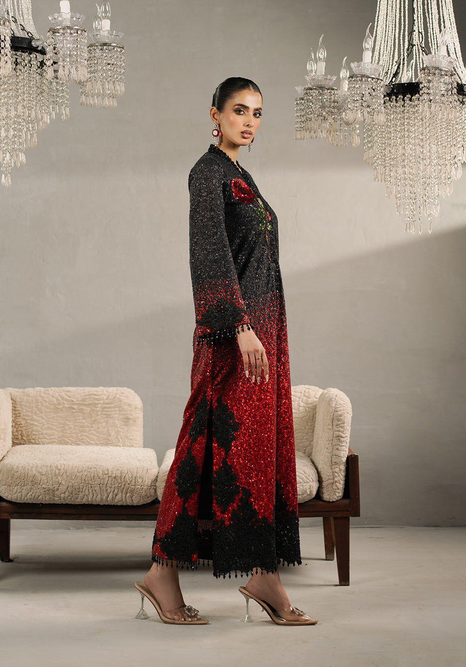 Zarqash | Silk Edit | ZQS 019 AMBER - Official Zarqash stockist in UK - Sakeena London