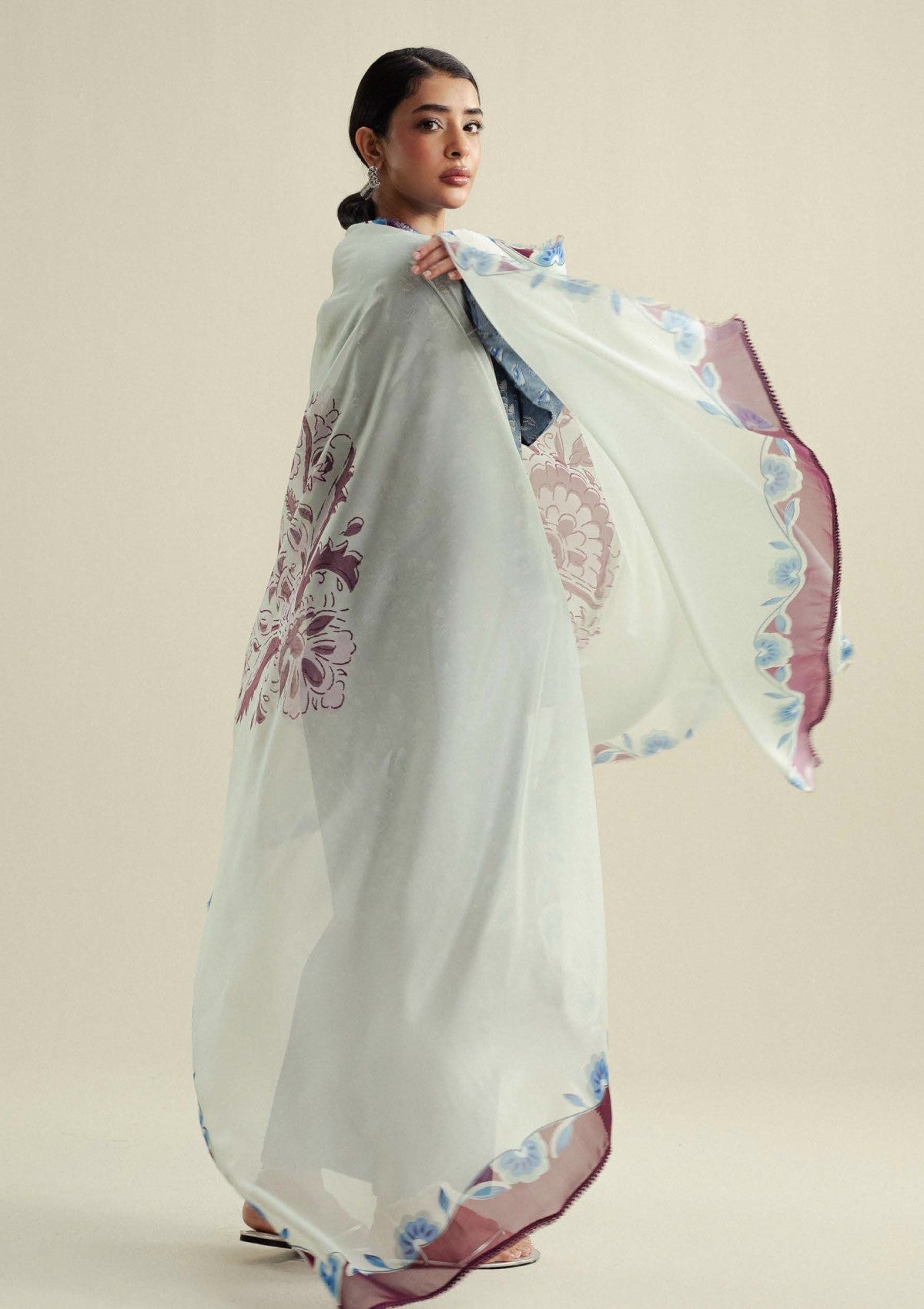 Zara Shahjahan | Coco Prints 25 | Willow-10B - Official Zara Shahjahan stockist in UK - Sakeena London