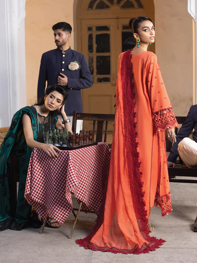 Faiza Faisal | Maya Luxury Lawn | Paula - Official Faiza Faisal stockist in UK - Sakeena London