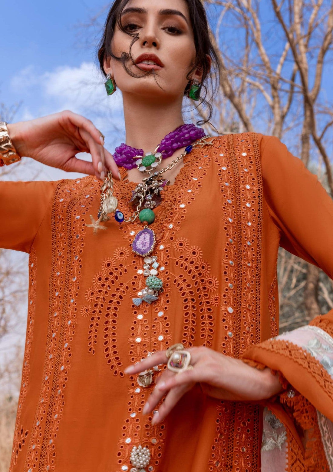 Lawn - Saira Shakira - Unstitched Festive 25 - SHAMS-B