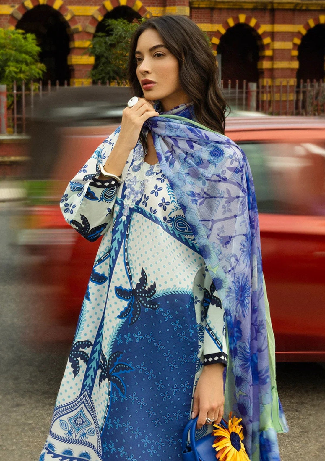 Lawn - Mushq - Hemline - La Dolce - Prints - D#6B - Ksenia