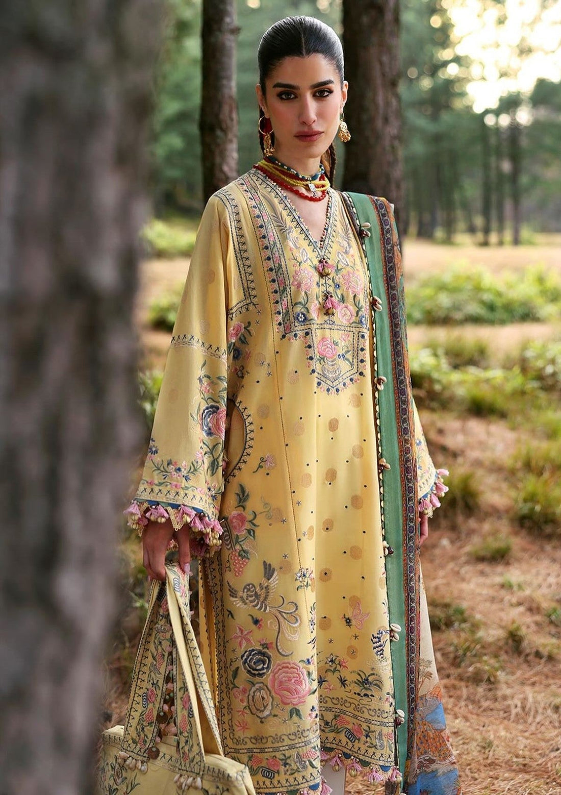 Lawn - Zaha - Unstitched Lawn 25 - ZURI (ZL25-12 A)