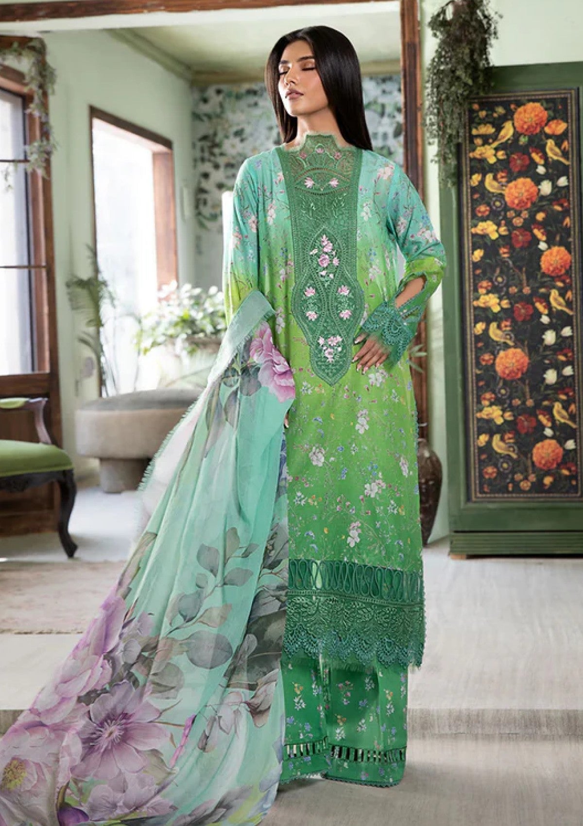 Lawn - Sobia Nazir - Vital Luxury 25 Vol 2 - SV2 #8B