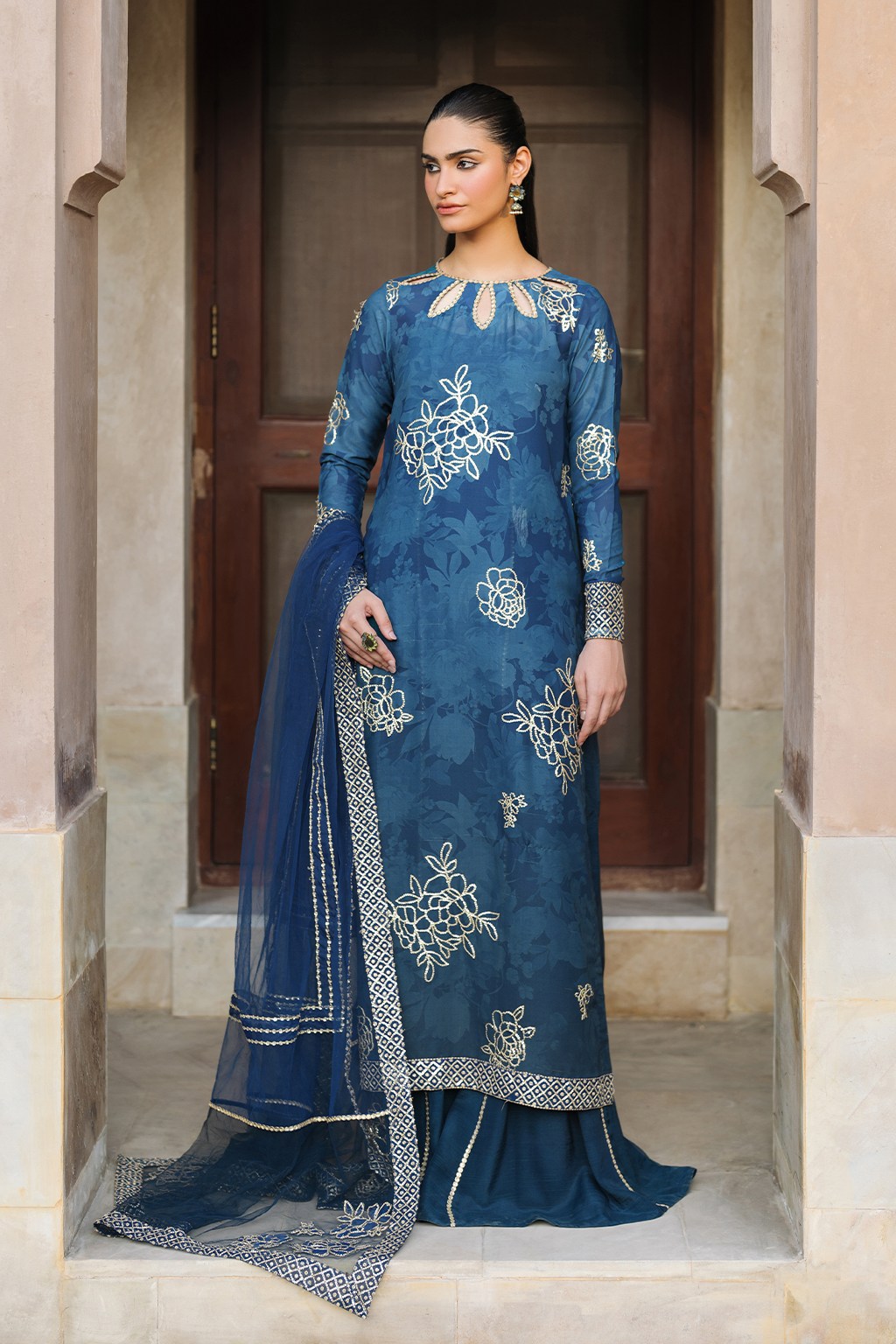 Iznik | Bandhani Formals | UE-331 - Official Iznik stockist in UK - Sakeena London