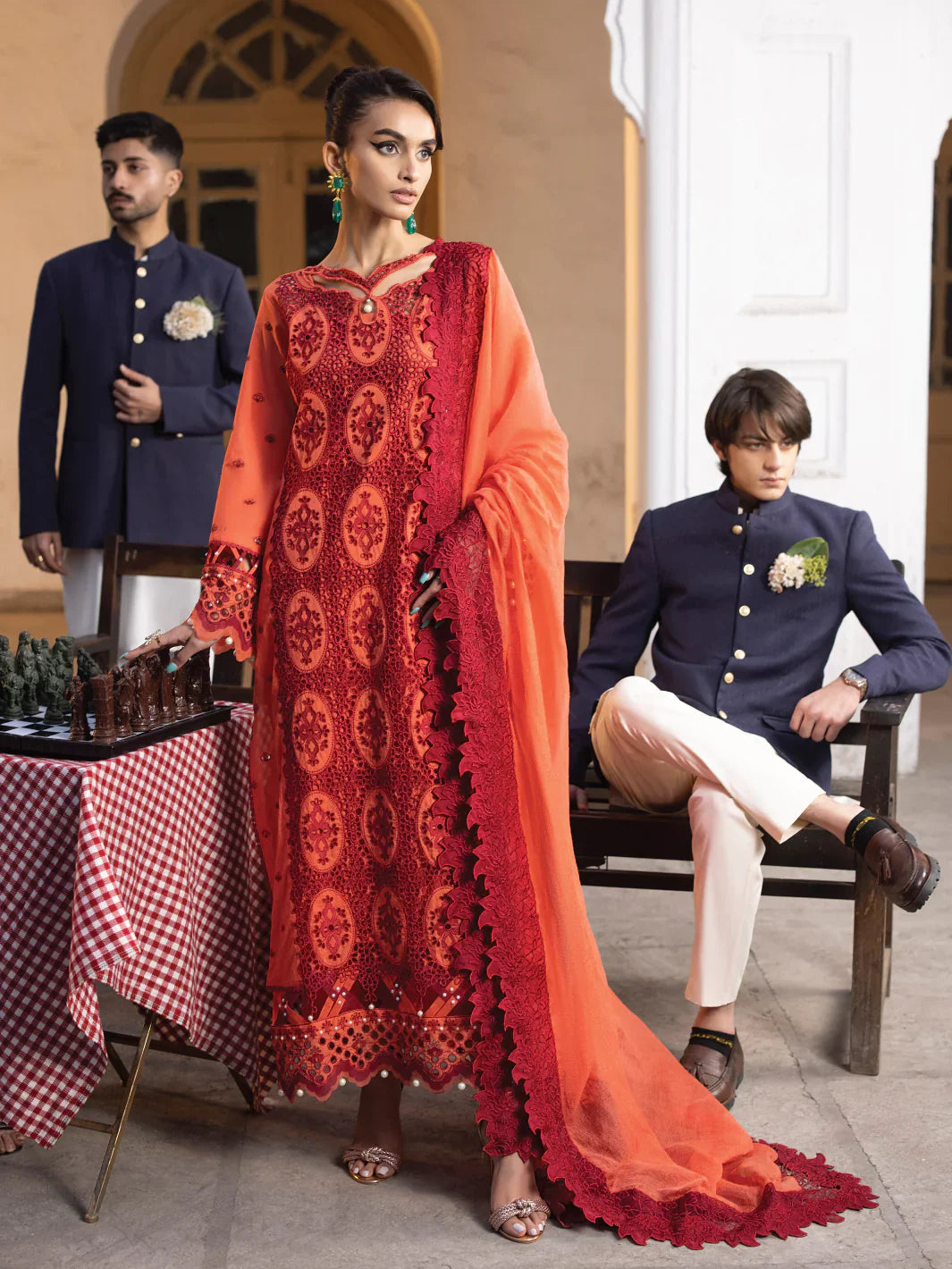 Faiza Faisal | Maya Luxury Lawn | Paula - Official Faiza Faisal stockist in UK - Sakeena London