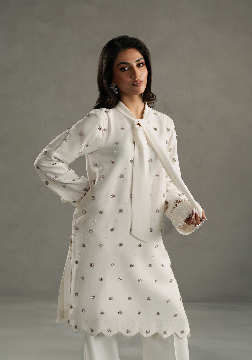 Zarqash | Silk Edit | ZQS 008 OPAL - Official Zarqash stockist in UK - Sakeena London