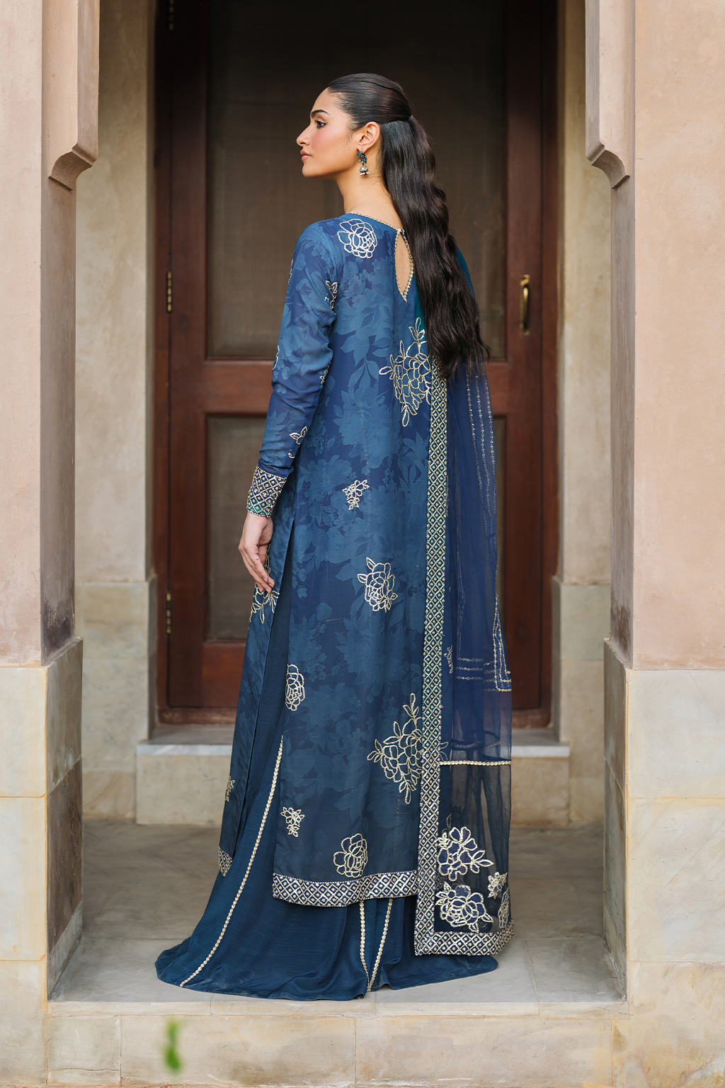 Iznik | Bandhani Formals | UE-331 - Official Iznik stockist in UK - Sakeena London