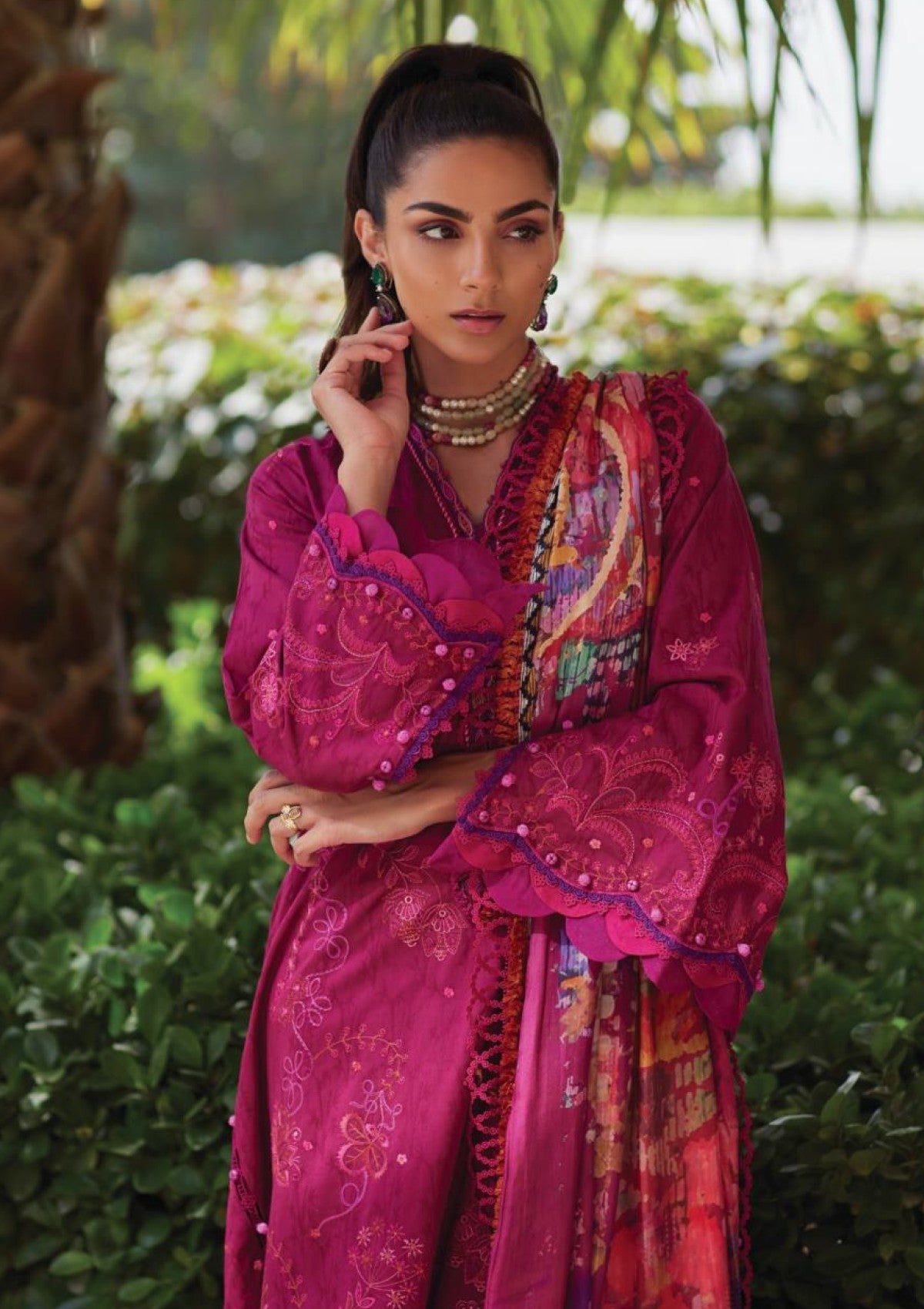 Lawn - Farah Talib Aziz - Luxury Unstitched - FTL25#11 - Betty Berry