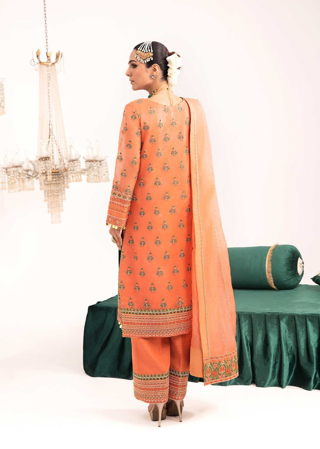 Dastoor | Sajni Luxury Eid Collection 24 | Niloofar - Official Dastoor stockist in UK - Sakeena London
