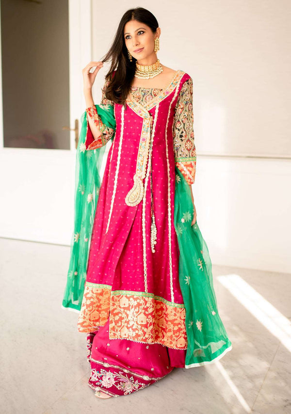 Layla Chatoor | Luxury Pret | Fuchsia Angrakha