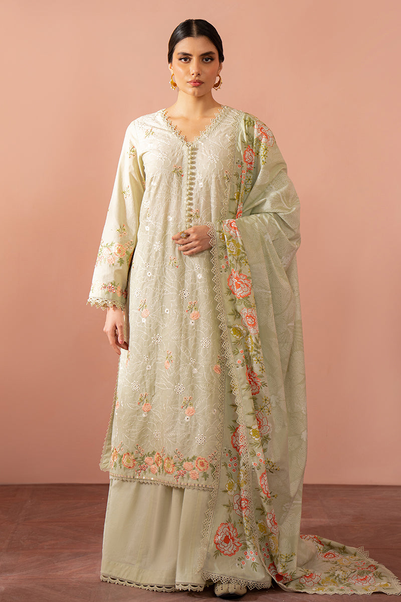 Cross Stitch | Cambric Lawn 24 | PISTACHIO FROST - Official Cross Stitch stockist in UK - Sakeena London