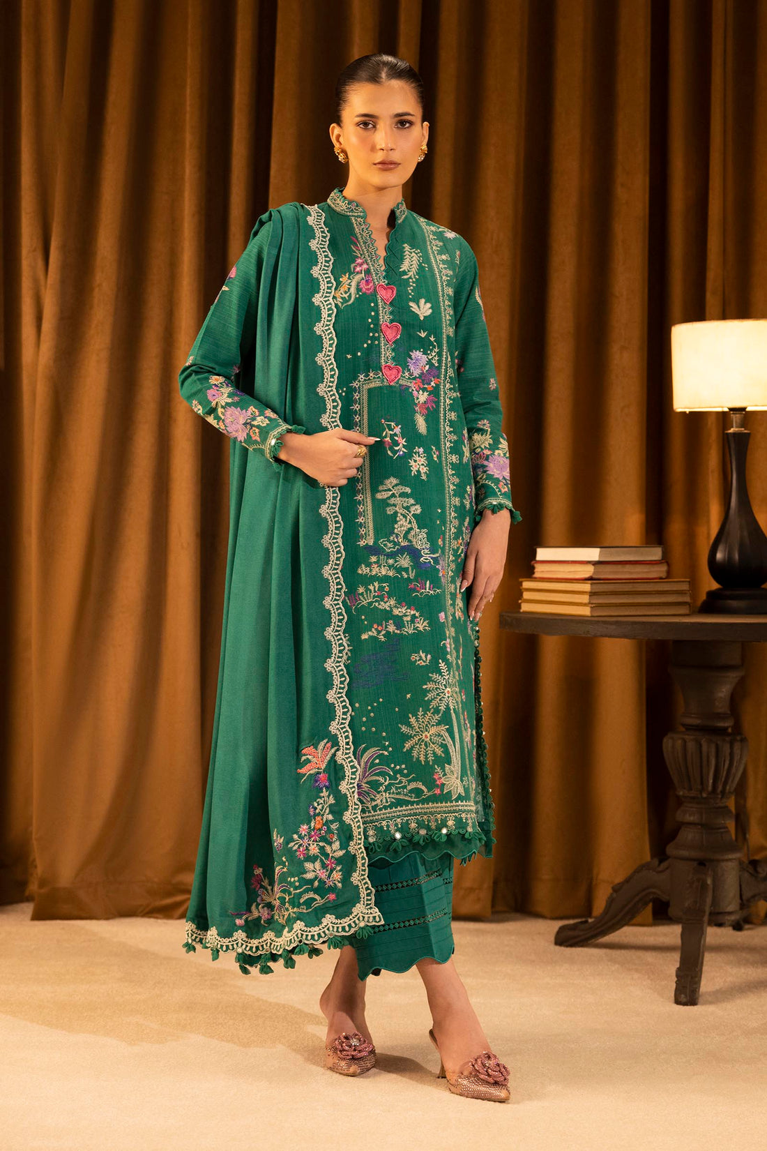 Sana Safinaz | Muzlin Winter 25 | M253-007A - Official Sana Abbas stockist in UK - Sakeena London