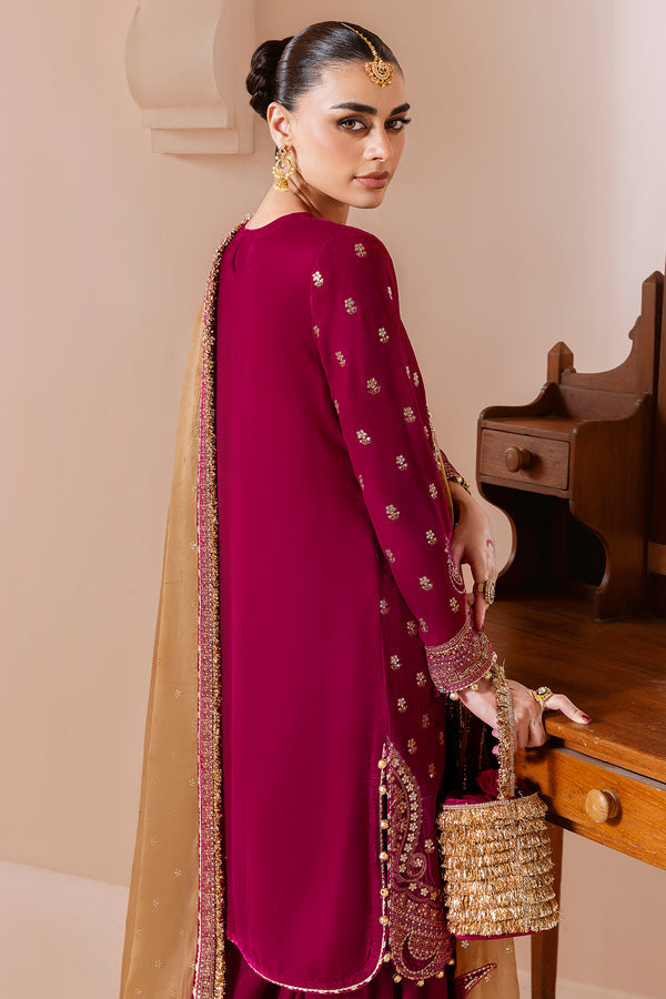 Jazmin | Chandni Velvet Formals 25 | Embroidered Velvet Formal CVF D-11 - Official Jazmin stockist in UK - Sakeena London
