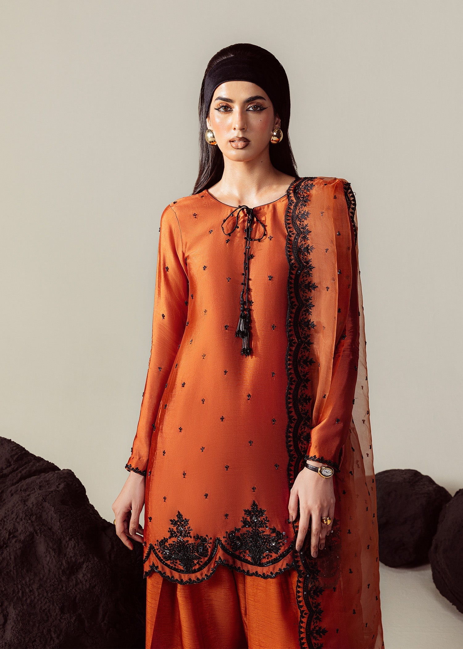 Mahum Asad | The Sirens | Amber - Official Mahum Asad stockist in UK - Sakeena London