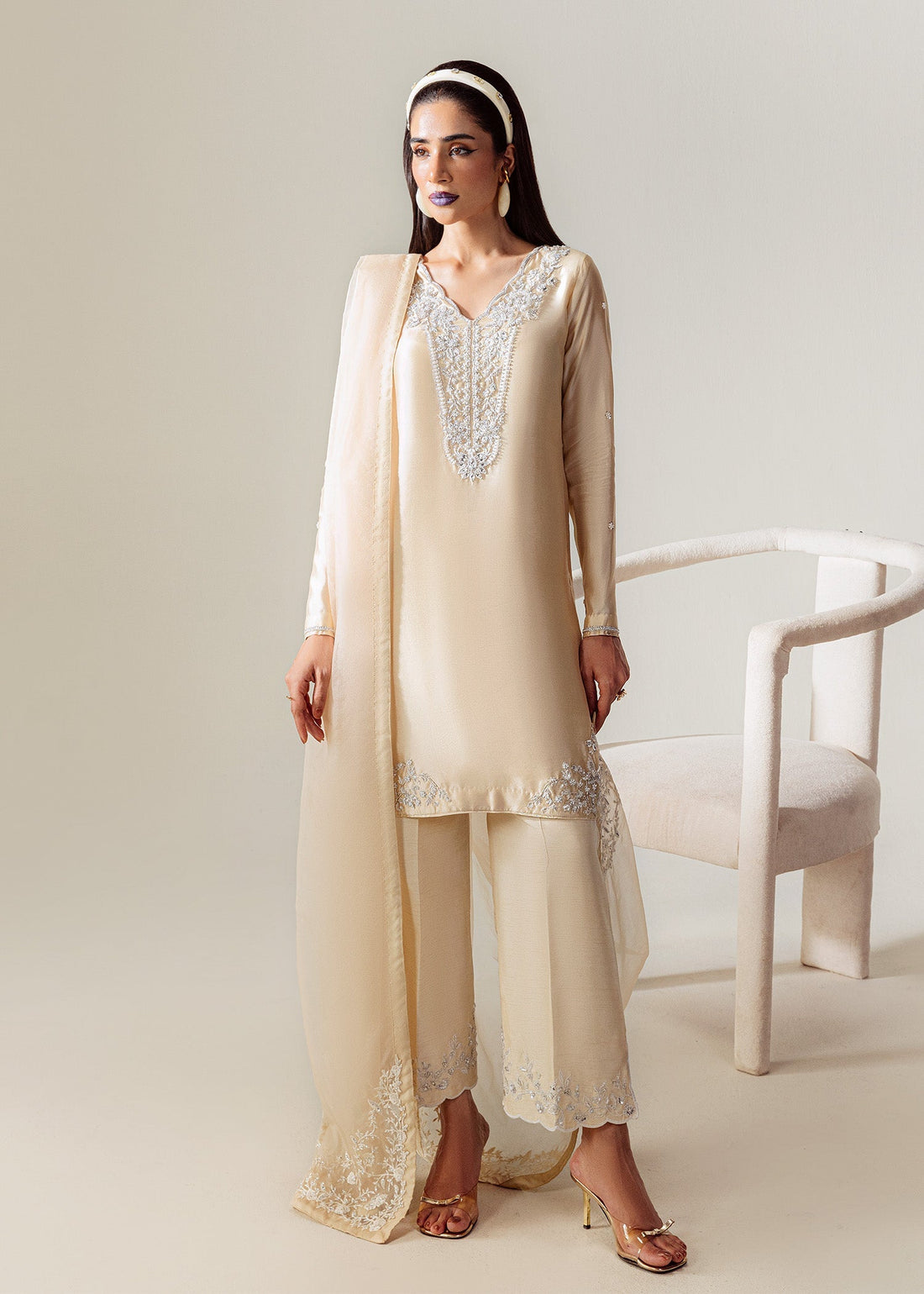 Mahum Asad | The Sirens | Champagne - Official Mahum Asad stockist in UK - Sakeena London