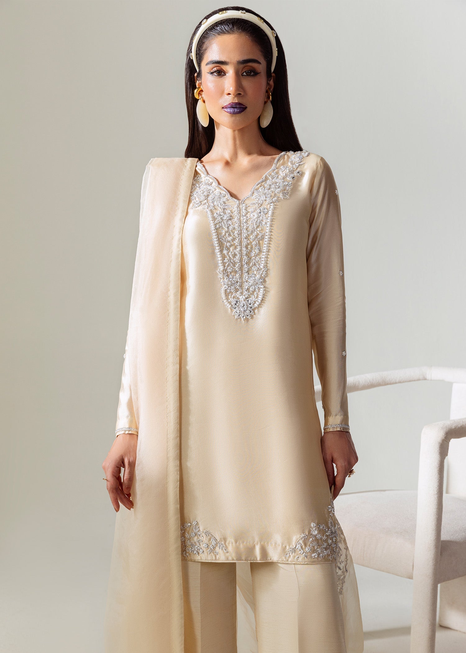 Mahum Asad | The Sirens | Champagne - Official Mahum Asad stockist in UK - Sakeena London