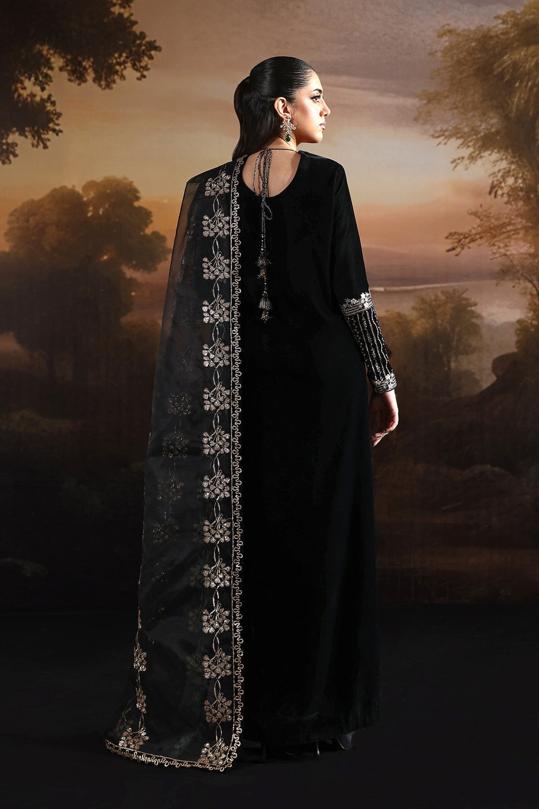 Alizeh | Lamour 25 | AF-VLT-2212-Celeste - Official Alizeh stockist in UK - Sakeena London