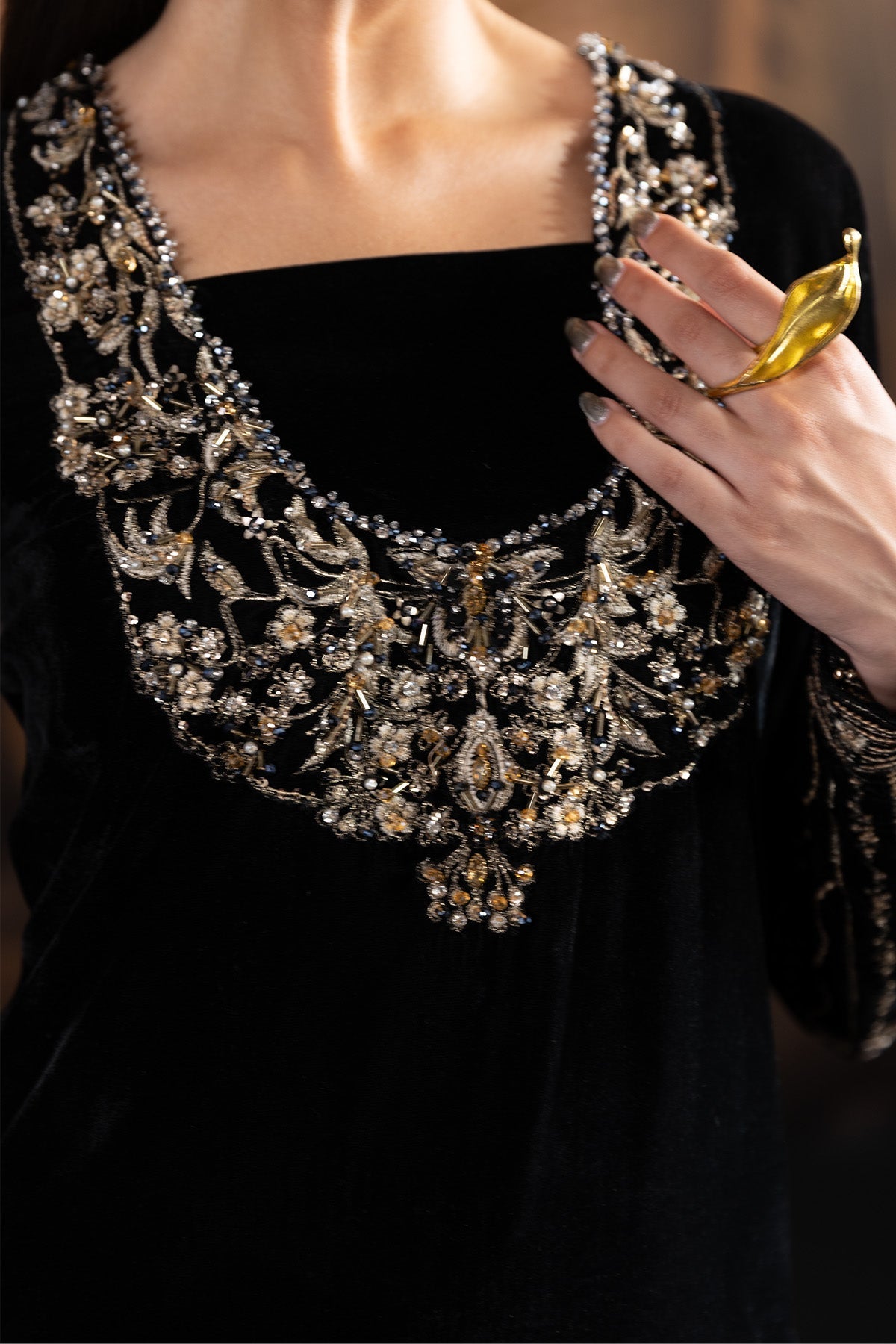 Alizeh | Lamour 25 | AF-VLT-2212-Celeste - Official Alizeh stockist in UK - Sakeena London