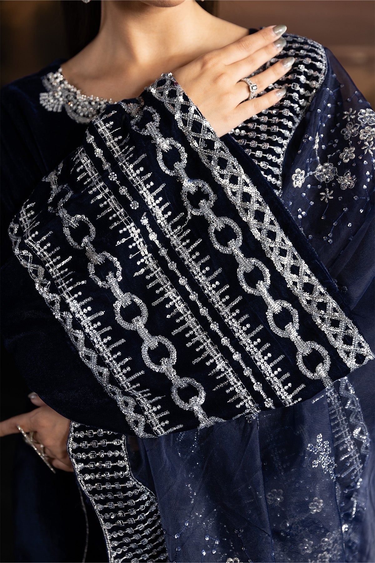 Alizeh | Lamour 25 | AF-VLT-2208-Velvetine - Official Alizeh stockist in UK - Sakeena London