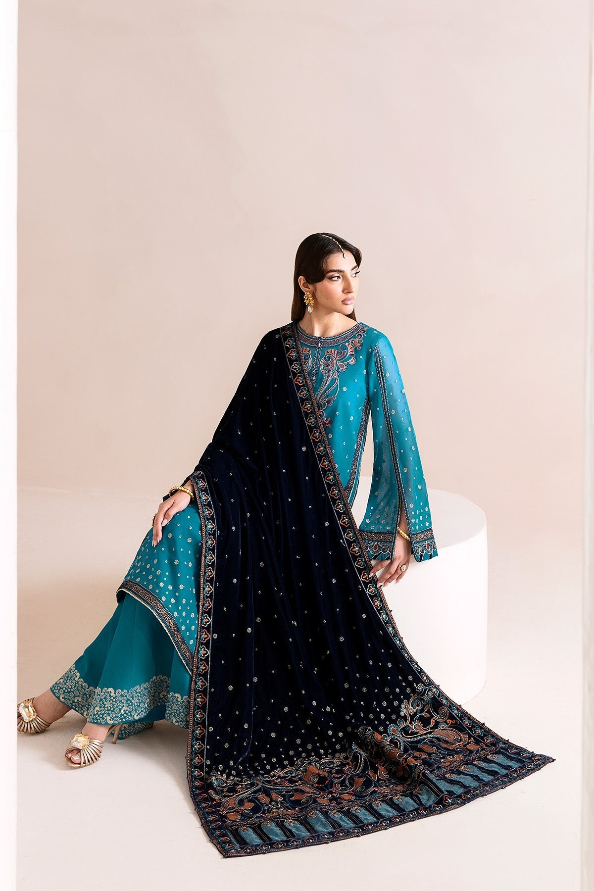 Alizeh | Makhmal Luxury Velvet Edit | Nelofer - Official Alizeh stockist in UK - Sakeena London