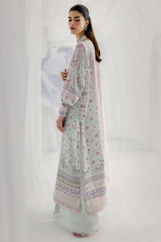 Qalamkar | Luxe Silk 25 | LK-07 IDA - Official Qalamkar stockist in UK - Sakeena London