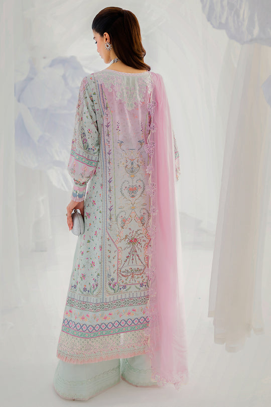 Qalamkar | Luxe Silk 25 | LK-07 IDA - Official Qalamkar stockist in UK - Sakeena London