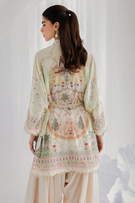 Qalamkar | Luxe Silk 25 | LK-05 ELSA - Official Qalamkar stockist in UK - Sakeena London