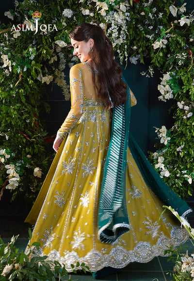 Asim Jofa | Lumiere Formals | AJLFC-10 EMBROIDERED NET - Official Asim Jofa stockist in UK - Sakeena London