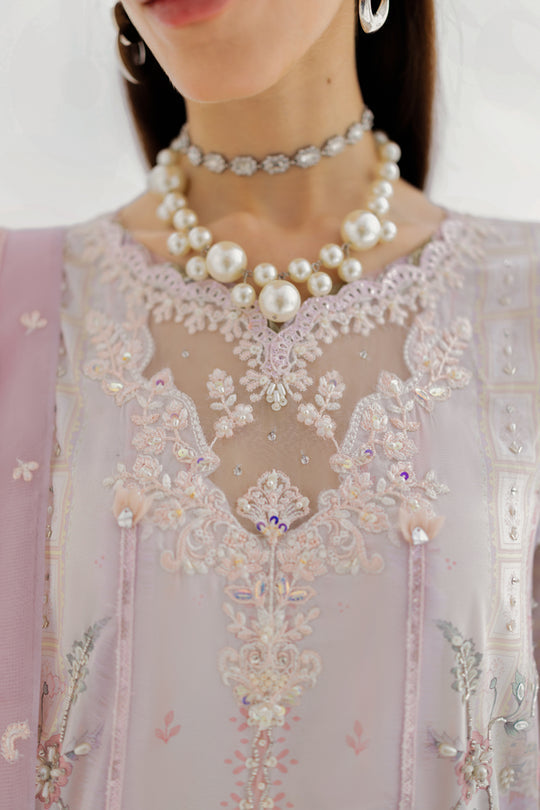 Qalamkar | Luxe Silk 25 | LK-04 MARLENE - Official Qalamkar stockist in UK - Sakeena London