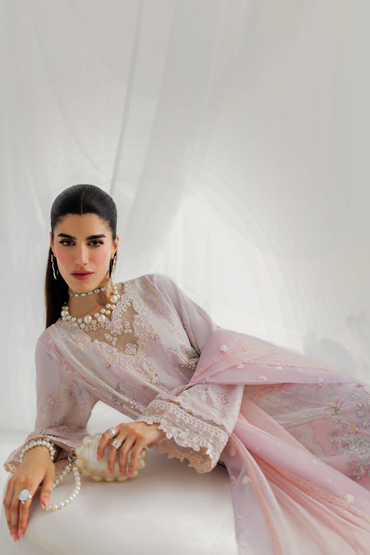 Qalamkar | Luxe Silk 25 | LK-04 MARLENE - Official Qalamkar stockist in UK - Sakeena London